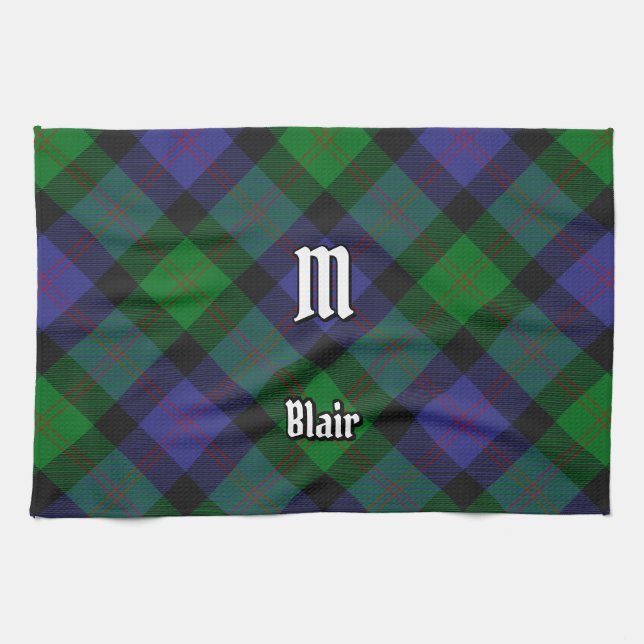 Clan Blair Tartan Kitchen Toalla (Horizontal)