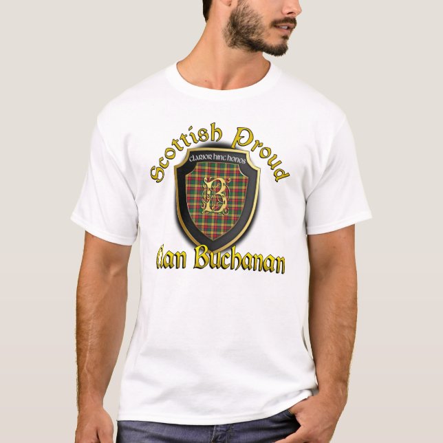 Clan Buchanan Camisetas Orgullosos de Escocia (Anverso)