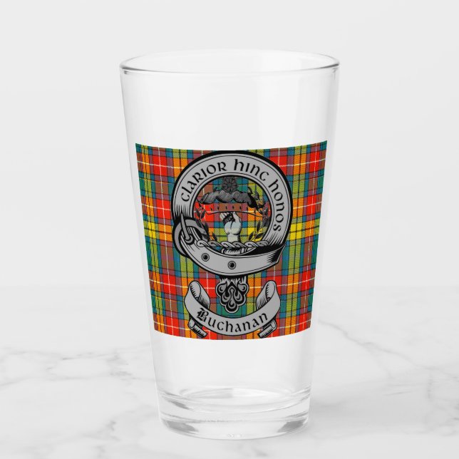 Clan Buchanan Escudo Badge & Tartán (Anverso)