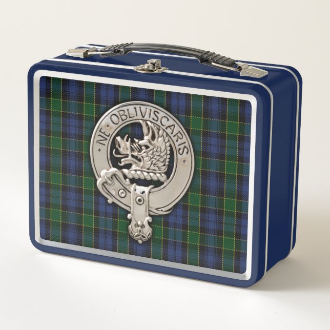 Clan Campbell Escudo y Breadalbane Tartan (Anverso)