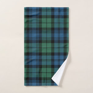 Clan Campbell Plaid Tartan Green Blue Black Check