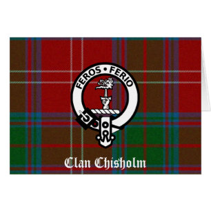 Clan Chisholm Tartan & Escudo Badge