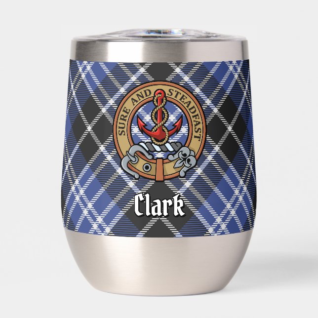 Clan Clark Escudo por Tartán (Frente)