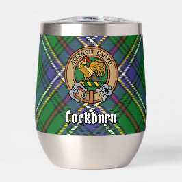 Clan Cockburn Escudo sobre Tartán