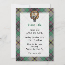 Clan Craig Escudo Invitación