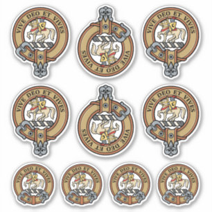 Clan Craig Escudo Pegatina Set