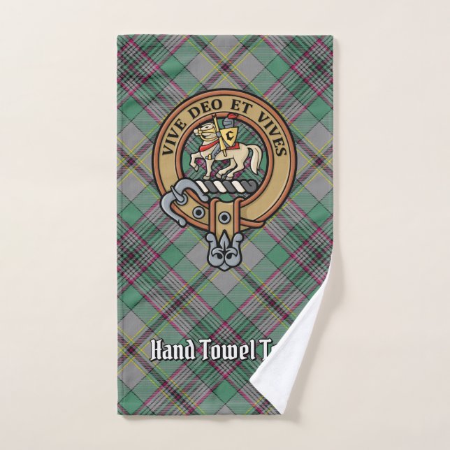 Clan Craig Escudo por Tartán (Toalla de mano)