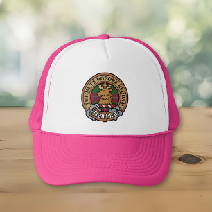 Clan Crawford Escudo sobre Sombrero Camionero Tart