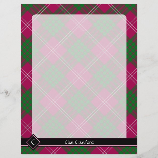 Clan Crawford Tartan Flyer (Frente)