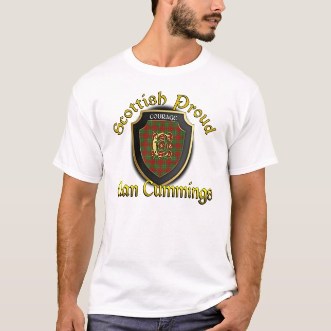 Clan Cummings Camisetas Orgullosos de Escocia (Anverso)