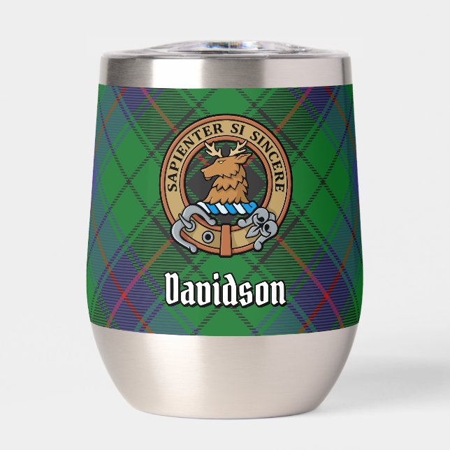 Clan Davidson Escudo sobre Tartán (Frente)