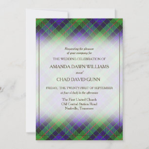 Clan de Belleza Tartán Gunn Scottish Plaid