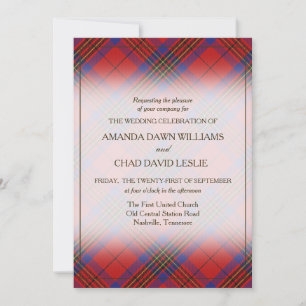 Clan de Belleza Tartán Leslie Red Scottish Plaid
