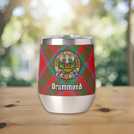 Clan Drummond Escudo sobre Tartán