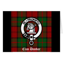 Clan Dunbar Tartan & Escudo Badge