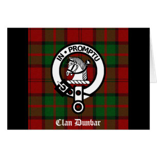 Clan Dunbar Tartan & Escudo Badge