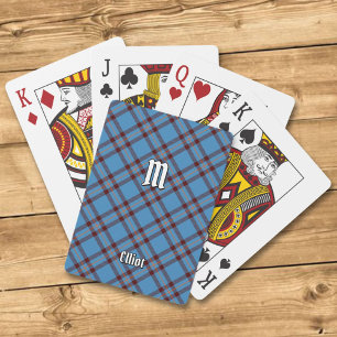Clan Elliot Ancient Tartan Jugando Cartas