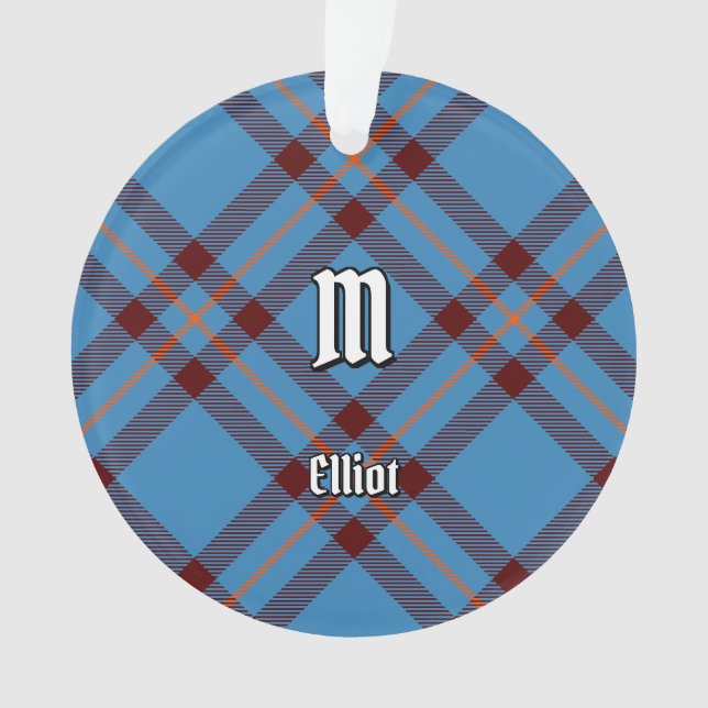Clan Elliot Antiguo Ornamento Tartán (Anverso)
