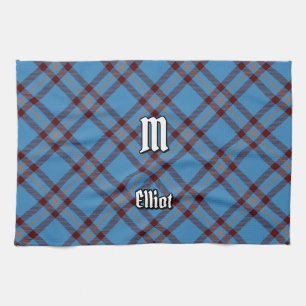 Clan Elliot Antiguo Tartan Kitchen Toalla