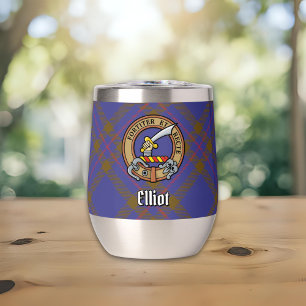 Clan Elliot Escudo sobre el tartán moderno
