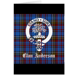 Clan escocés Anderson Escudo y Tartán
