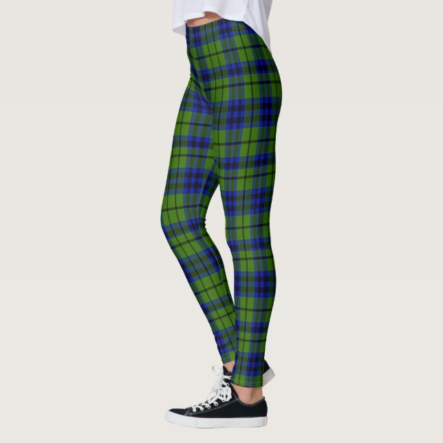 Clan Escocés Dixon Tartan Mujeres Leggings (Izquierda)