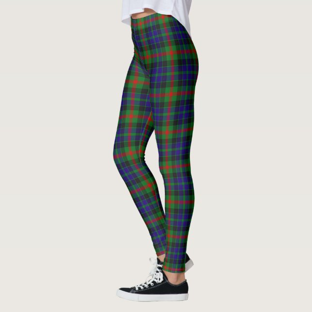 Clan escocés Gunn Modern Tartán Mujeres Leggings (Izquierda)