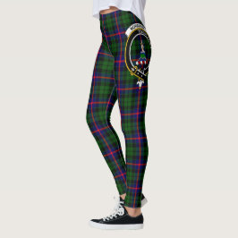 Clan escocés Morrison Escudo Tartan Women Leggings