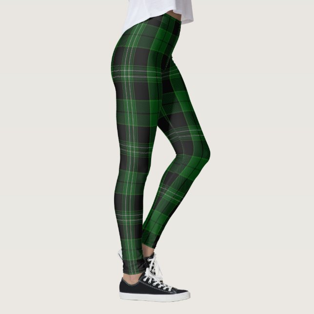 Clan escocés MURPHY Tartan Irish Plaid Leggings (Derecha)