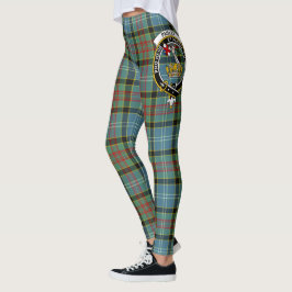 Clan escocés Paisley Escudo Tartan Women Leggings