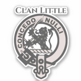 Clan escocés pequeño Escudo Pegatina de la insigni