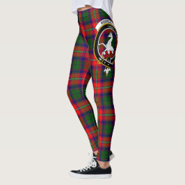 Clan escocés Riddell Escudo Tartán Mujeres Legging