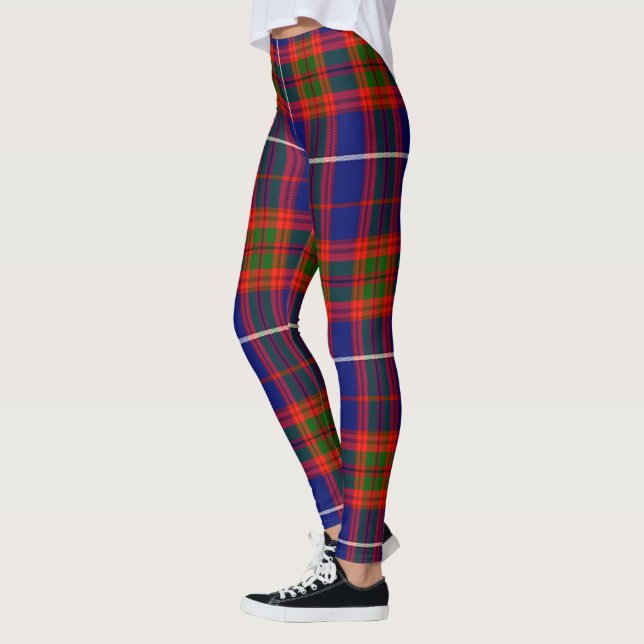 Clan escocés Trotter Tartan Women Leggings (Izquierda)