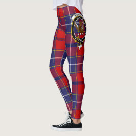 Clan escocés Wishart Escudo Tartan Women Leggings