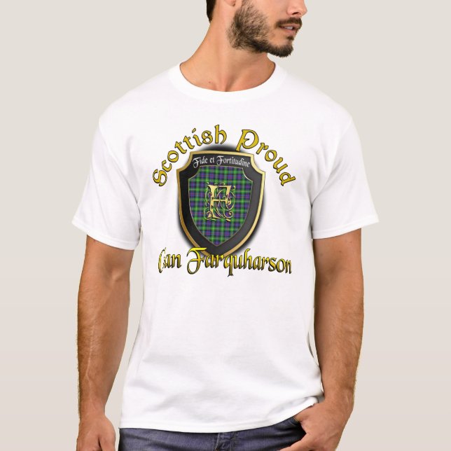 Clan Farquharson Camisetas Orgullosos de Escocia (Anverso)