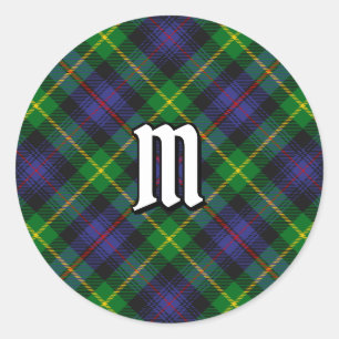 Clan Farquharson Tartan Classic Round Pegatina
