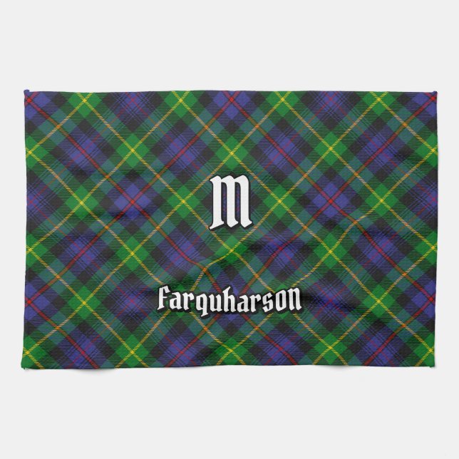 Clan Farquharson Tartan Kitchen Toalla (Horizontal)