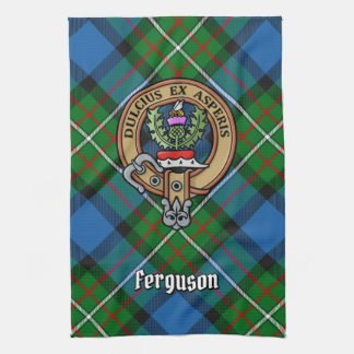 Clan Ferguson Escudo sobre toalla de cocina de Tar