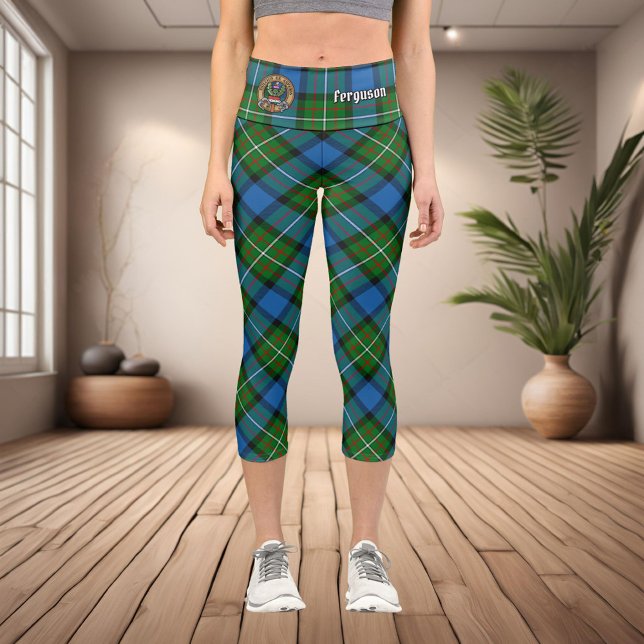Clan Ferguson Tartan Capri Leggings (Subido por el creador)