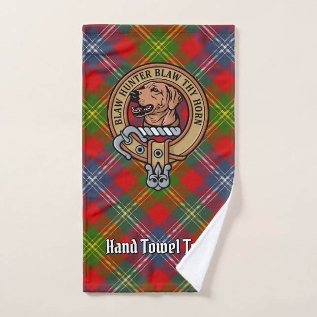 Clan Forrester sobre Tartán (Toalla de mano)
