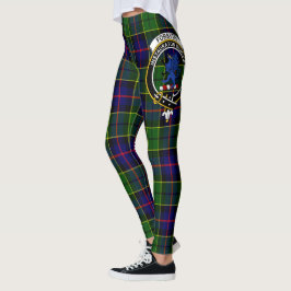 Clan Forsyth Escudo Tartán Mujeres Leggings