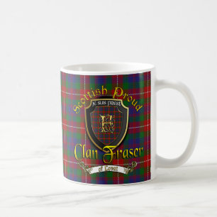 Clan Fraser de las tazas orgullosas escocesas de