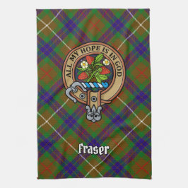 Clan Fraser Escudo Kitchen Toalla
