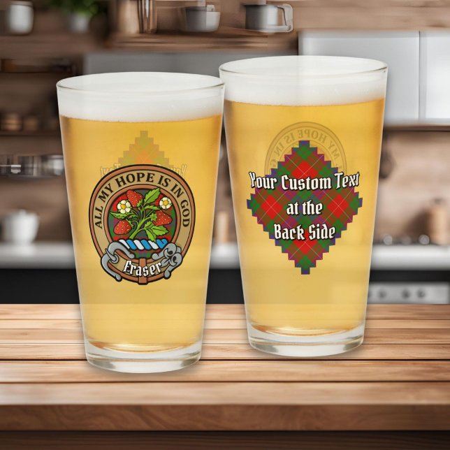 Clan Fraser Escudo sobre Tartán (Subido por el creador)