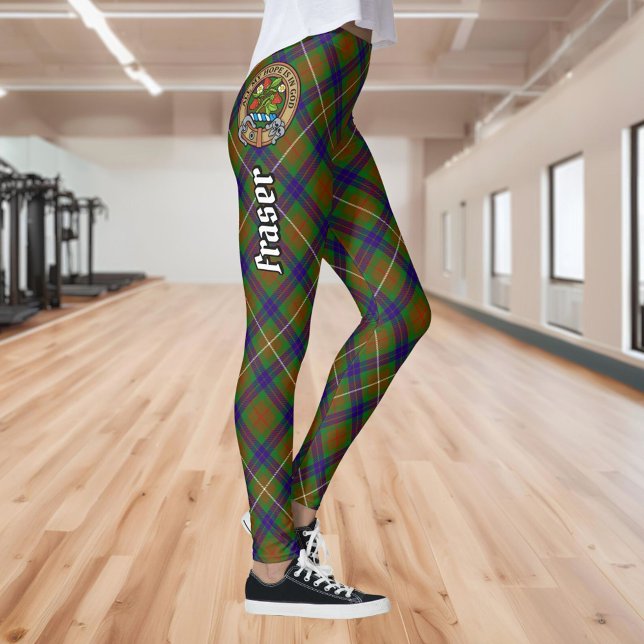 Clan Fraser Hunting Tartan Leggings (Subido por el creador)