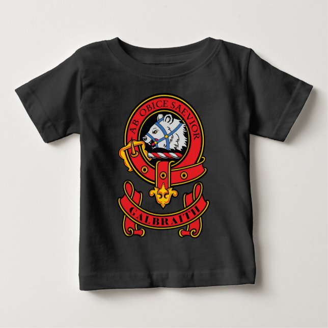 Clan Galbraith Camisetas bebé con Escudo clan (Anverso)