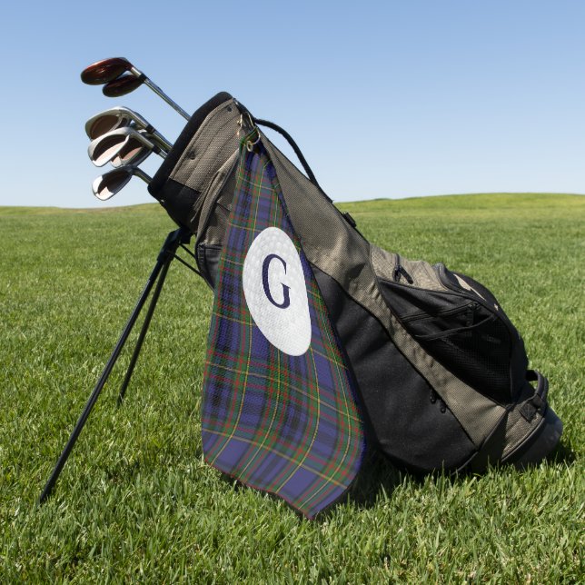 Clan Gillies Tartan Plaid Toalla de Golf Personali (Verde)