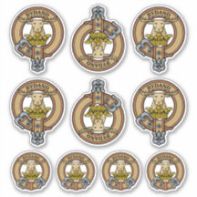 Clan Gordon Escudo Pegatina Set