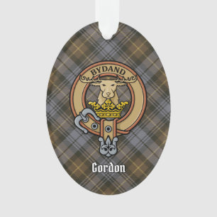 Clan Gordon Escudo por ornamento de Tartán debilit