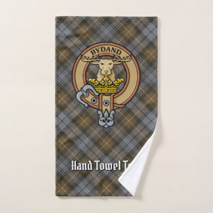 Clan Gordon Escudo sobre el tartán erosionado